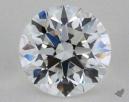 0.90 Carat F-VVS1 Very Good Cut Round Diamond 