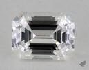 1.01 Carat F-VVS1 Very Good Cut Emerald Diamond 