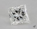 2.02 Carat G-VVS1 Ideal Cut Princess Diamond 