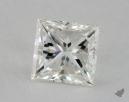 2.02 Carat H-VS2 Ideal Cut Princess Diamond 