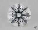 0.25 Carat F-IF Excellent Cut Round Diamond 