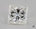 2.08 Carat H-VS1 Ideal Cut Princess Diamond 