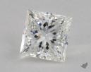 2.03 Carat G-VS1 Very Good Cut Princess Diamond 