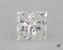 0.53 Carat F-VS1 Ideal Cut Princess Diamond 