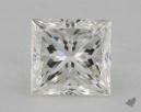 1.54 Carat G-VS1 Ideal Cut Princess Diamond 