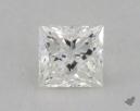 0.54 Carat G-VVS1 Ideal Cut Princess Diamond 