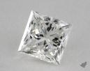 0.43 Carat H-VVS2 Ideal Cut Princess Diamond 