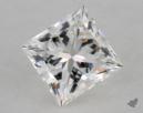 0.53 Carat F-VVS1 Ideal Cut Princess Diamond 