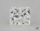 0.56 Carat H-VVS2 Ideal Cut Princess Diamond 
