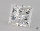 1.03 Carat F-VVS2 Very Good Cut Princess Diamond 