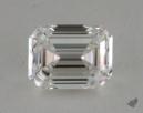 1.05 Carat G-VVS2 Very Good Cut Emerald Diamond 