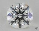 1.03 Carat H-SI1 Excellent Cut Round Diamond 