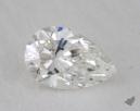 0.51 Carat F-SI2 Good Cut Pear Diamond 