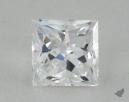 1.09 Carat D-VS1 Ideal Cut Princess Diamond 