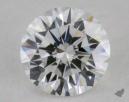 0.32 Carat F-VVS1 Excellent Cut Round Diamond 