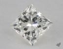 0.61 Carat I-VVS1 Ideal Cut Princess Diamond 