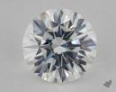 0.85 Carat H-VVS1 Excellent Cut Round Diamond 