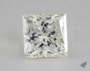2.04 Carat J-VVS2 Ideal Cut Princess Diamond 