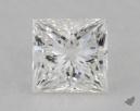 1.07 Carat E-SI1 Ideal Cut Princess Diamond 