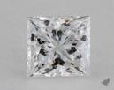 0.54 Carat D-VS2 Very Good Cut Princess Diamond 