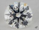 0.61 Carat I-VVS2 Ideal Cut Round Diamond 
