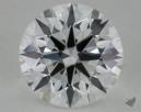 1.10 Carat F-VVS1 Ideal Cut Round Diamond 