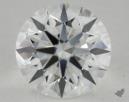 1.36 Carat G-VVS2 Ideal Cut Round Diamond 