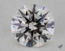 1.06 Carat H-SI1 Excellent Cut Round Diamond 
