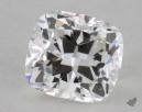 0.53 Carat E-VS1 Good Cut Cushion Diamond 