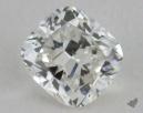 0.53 Carat G-SI1 Ideal Cut Cushion Diamond 