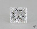 0.50 Carat E-VS2 Very Good Cut Princess Diamond 