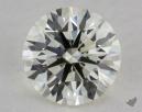 1.38 Carat K-VVS1 Excellent Cut Round Diamond 