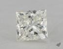 0.55 Carat J-VVS2 Very Good Cut Princess Diamond 