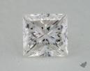 1.00 Carat G-VS2 Very Good Cut Princess Diamond 