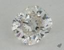 1.02 Carat G-SI2 Good Cut Cushion Diamond 