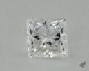 1.03 Carat E-VS1 Ideal Cut Princess Diamond 