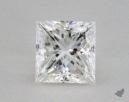 1.57 Carat F-VS2 Ideal Cut Princess Diamond 