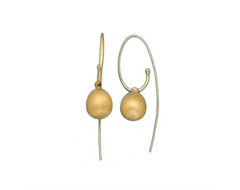 18k Yellow Gold Fashion Earrings