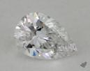 0.72 Carat E-SI2 Very Good Cut Pear Diamond 